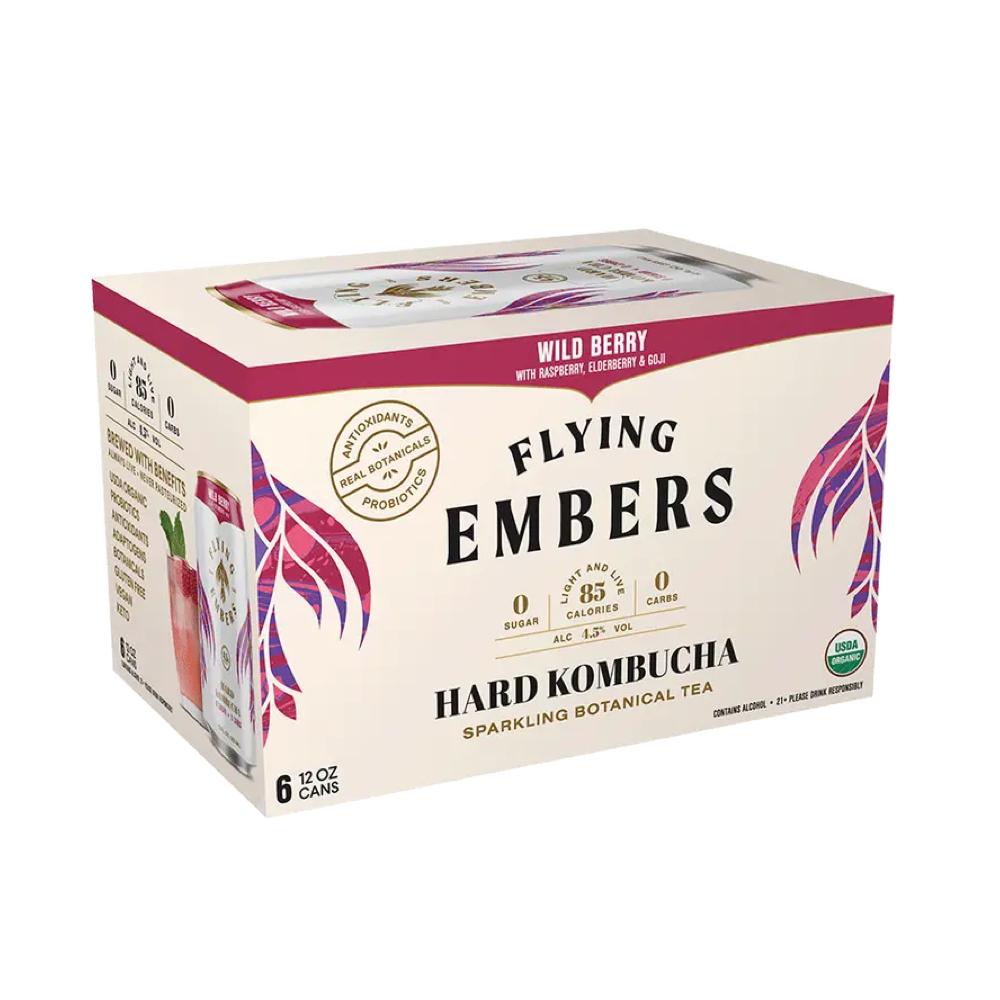 Flying Embers Hard Kombucha Wild Berry